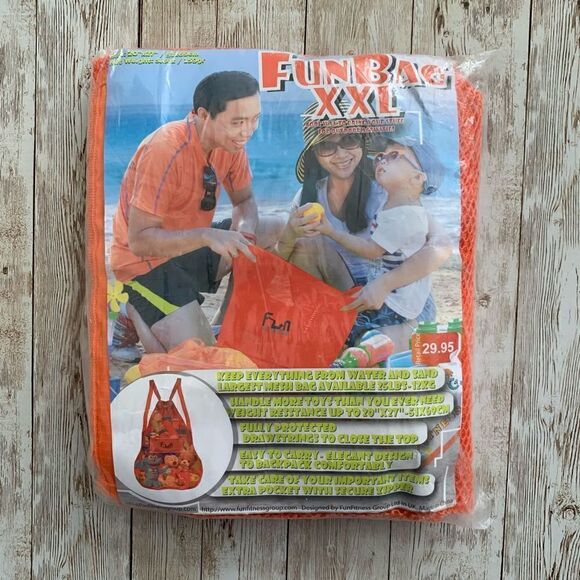 Mesh Fun Bag Drawstring for toys XXL - Picture 2 of 4